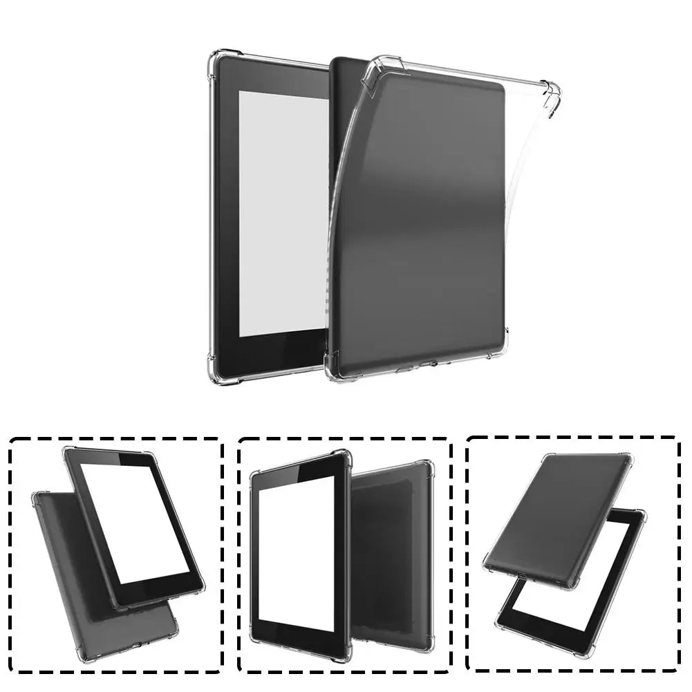 b0dl2rj5r4 for kindle paper white 2024 12th generation transparent protective cover four-corner anti-fall anti-scratch dustproof simple