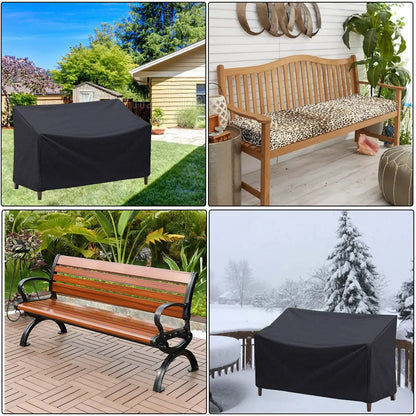 B08R8DK8DP Outdoor Garden Bench Cover Sofa Recliner Cover Furniture Cover BENCHES SEAT RAIN COVER Patio Furniture