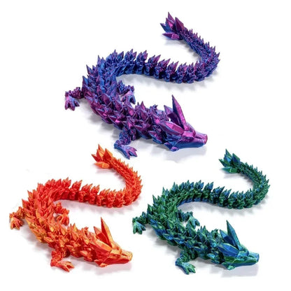 1PCS 3D Printed Dragon Egg Full Joint Model Movable Jewelry Toy Game