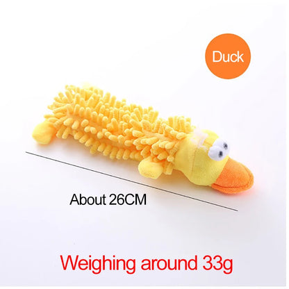 Interactive Squeaky Plush Dog Toy | Soft Fleece for Puppies & Small Dogs | Safe, Durable, Stimulating Play | Ideal for Exercise & Indoor Fun | Perfect Gift for Pet Owners