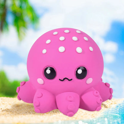 Latex Squeaky Dog Toys for Small Breeds, Marine Animal Design, Durable Chew Balls for Puppy Teething, Indoor Play and Pet Entertainment