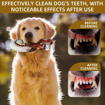 Durable Nylon Dog Chew Toys for Strong Chewers, Beef Flavoured, Long-Lasting Fun, Assorted Shapes Including Squirrels, Antlers, Rabbits, Crabs, for Medium to Large Dogs