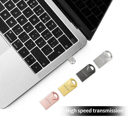 Waterproof Metal USB Flash Drive 1GB-64GB, Mini Pendrive USB2.0 for PC Laptop Storage, CE/FCC/RoHS Certified, Various Capacities