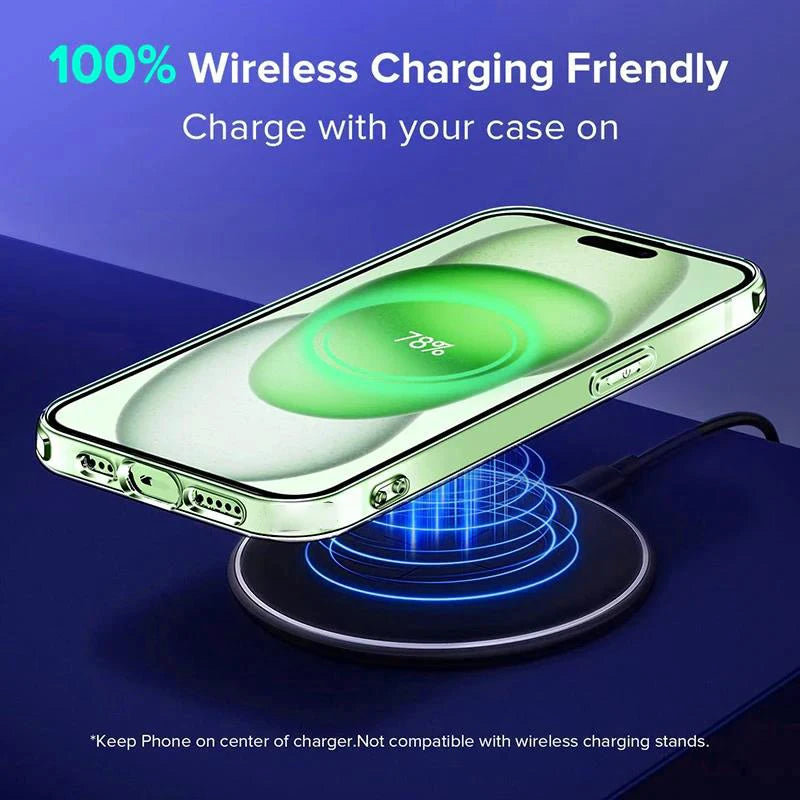 shockproof clear tpu case for iphone 14/15/16 plus, pro, max - lightweight, anti-scratch, waterproof protection
