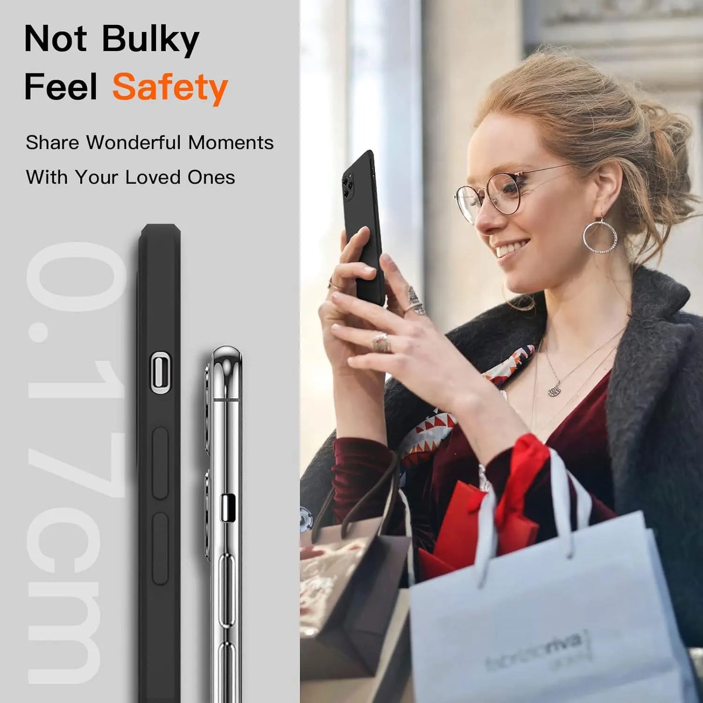 clear case for iphone 16 15 14 13 12 11 pro max mini x xr xs shockproof soft tpu bumper back case with tempered glass slim cover