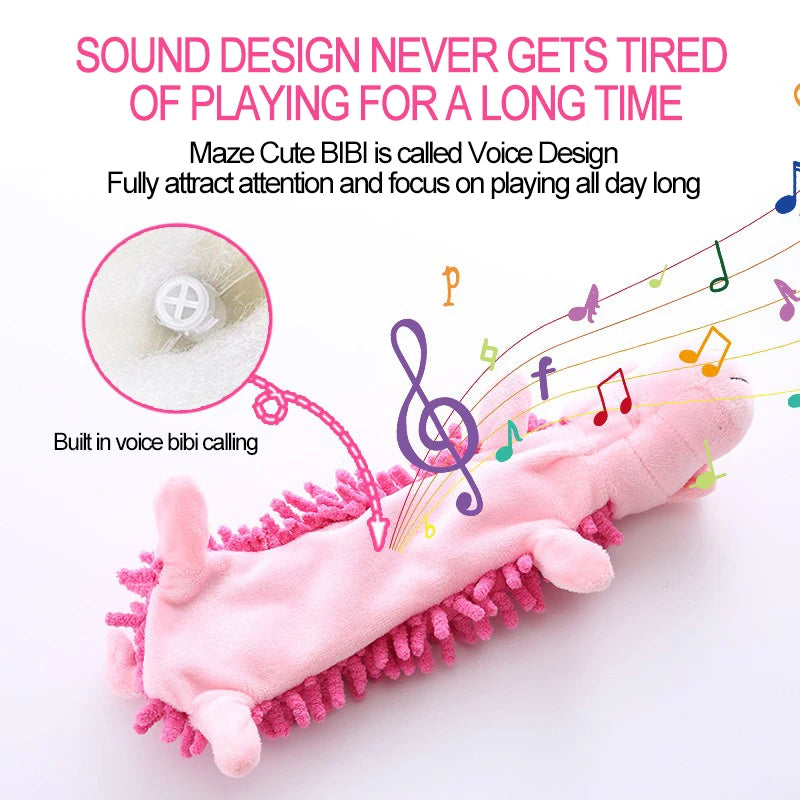 interactive squeaky plush dog toy | soft fleece for puppies & small dogs | safe, durable, stimulating play | ideal for exercise & indoor fun | perfect gift for pet owners