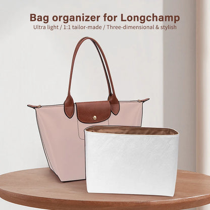 WUTA Dupont Paper Bag Organizer For Longchamp Tote Insert Handbag Liner Storage Shaper for S M L Ultra Light Purse Inner Bag