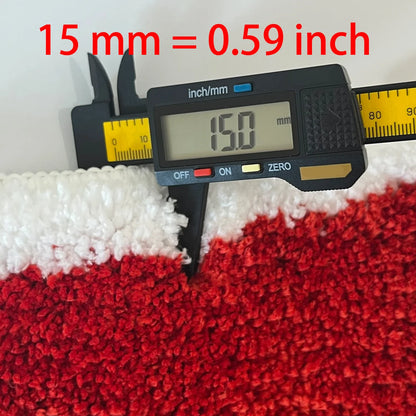 Irregular Red Dice Tufted Rug Living Room Carpet Anti Fouling Washable Cheerful Bedside Mat Soft Floor Pad Doormat Aesthetic Home Decor