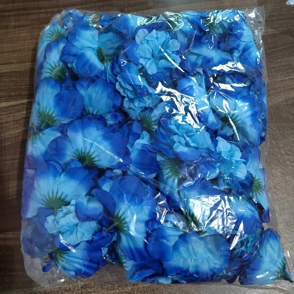 silk artificial dahlia flower heads 100pcs 10cm for home décor, wedding, bridal shower, outdoor event decoration, diy wreaths, gift box fillers, silk rose style