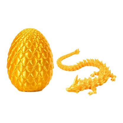 3D Printed Dragon Egg Gift Set Crystal Collectible Statue Home Decor