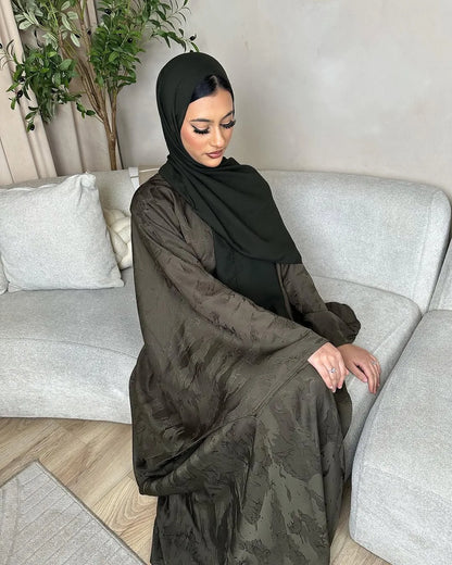 Women's Abayas 2024 Eid Ramadan Luxury Caftan Long Dresses Muslim Kaftan Robe for Special Occasions and Everyday Elegance