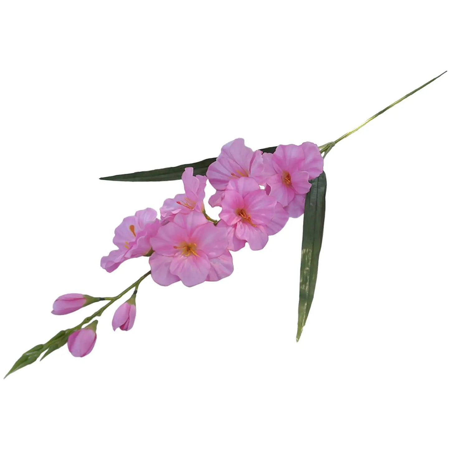 artificial gladiolus silk flower branches for wedding, party, office, valentine's, home decor, table centerpieces, anniversary, outdoor, vase filler, gift idea