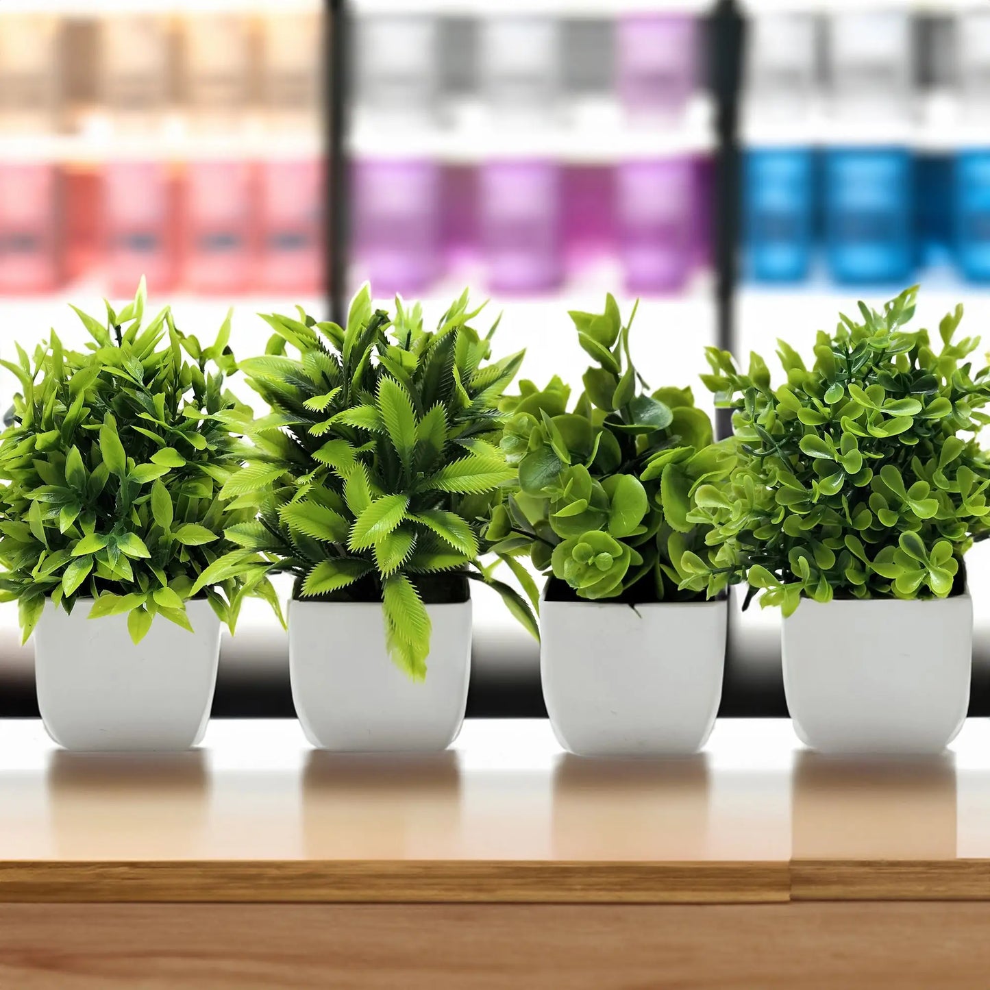 artificial bonsai plant for desktop, office, or window sill | plastic decorative potted plant | ideal for home decor, outdoor exhibitions | natural-looking indoor ornament