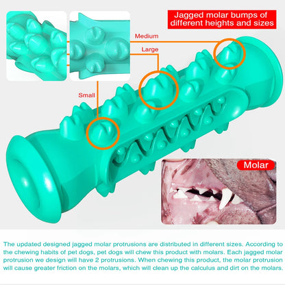 Durable Rubber Chew Toy for Medium to Large Dogs, Interactive Bone for Dental Health, Safe Teething Toy, Ideal for Retrievers & Terriers, Pet Gift, Easy to Clean