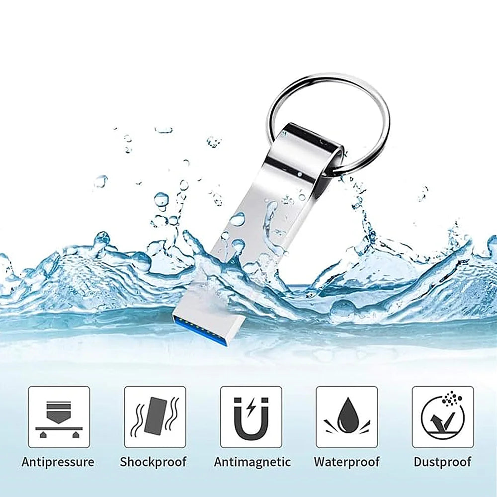flash drive usb stick 2tb 1t 512g high speed waterproof metal pendrive for computer laptop pc