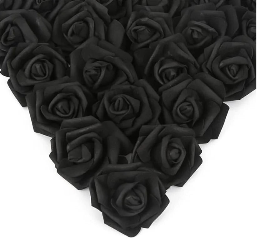 artificial soft foam rose heads - pe material blooms for wedding, party, home decor, diy crafts, floral arrangements, baby showers, indoor use, white & pink petals