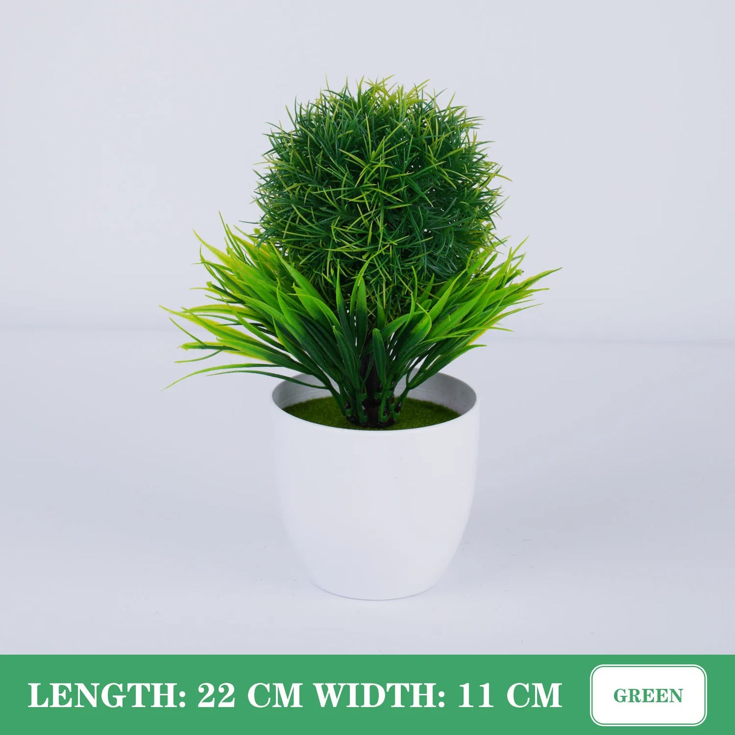 artificial bonsai plant décor, plastic potted ornament for home, office, garden, hotel, indoor & outdoor exhibition, realistic greenery, low-maintenance decor