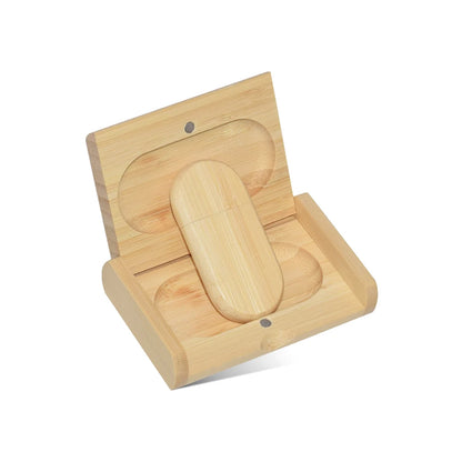 Custom Wooden USB Flash Drive with Gift Box, 64GB/32GB/16GB/8GB Memory Stick for Photography, Weddings, Business, USB 2.0 Pen Drive, Creative Storage Solution