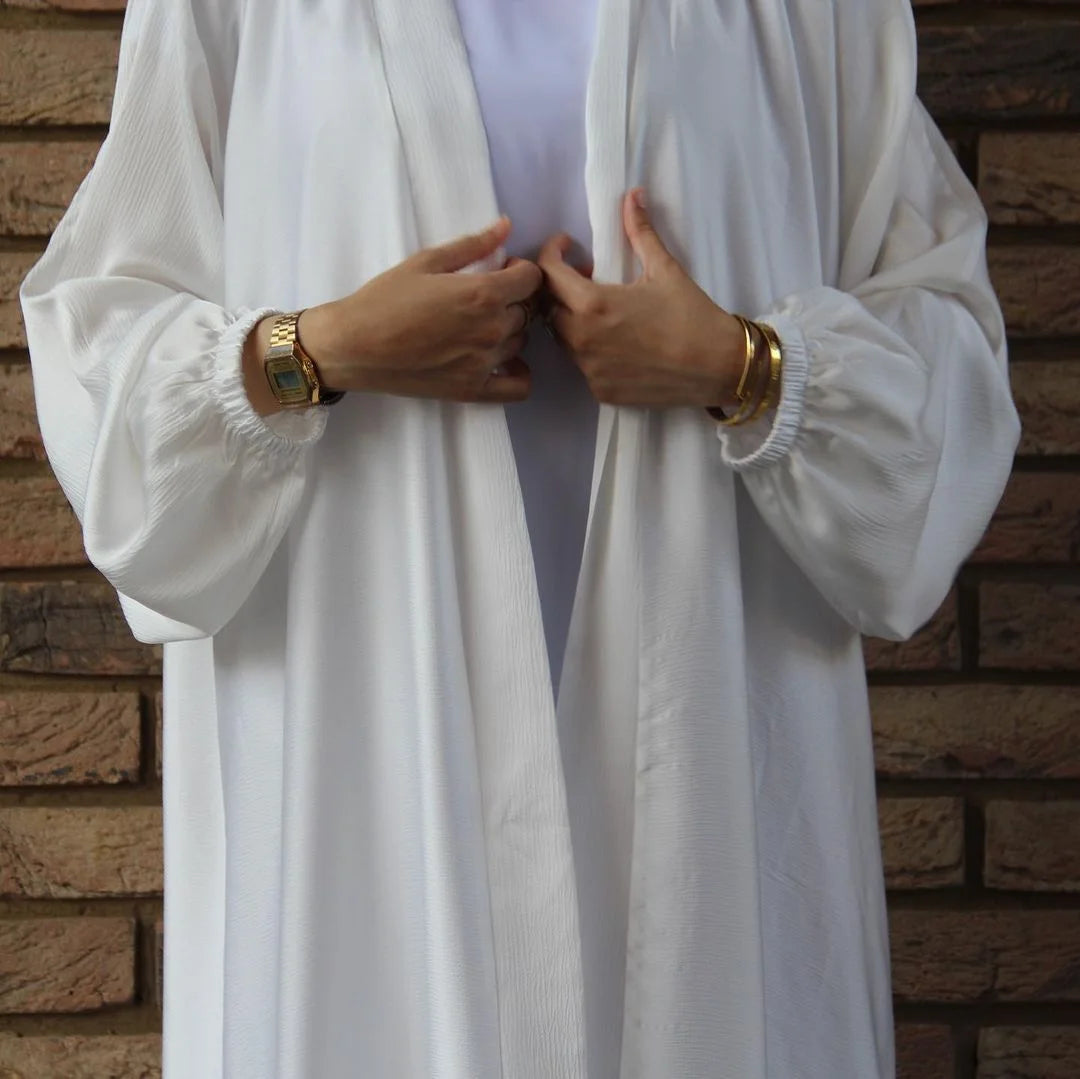 prayer clothes women satin cardigan robe islamic long-sleeved dress 2024 - modest fashion, comfortable fit, ideal for daily wear and special occasions