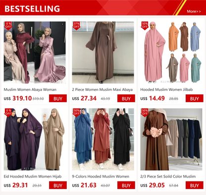 2/3 Piece Set Solid Color Muslim Dress Loose Long Sleeves Abaya Clothing for Women, Modest Fashion, Lightweight Ramadan Outfit, Elegant Prayer Dress with Pockets and Belt