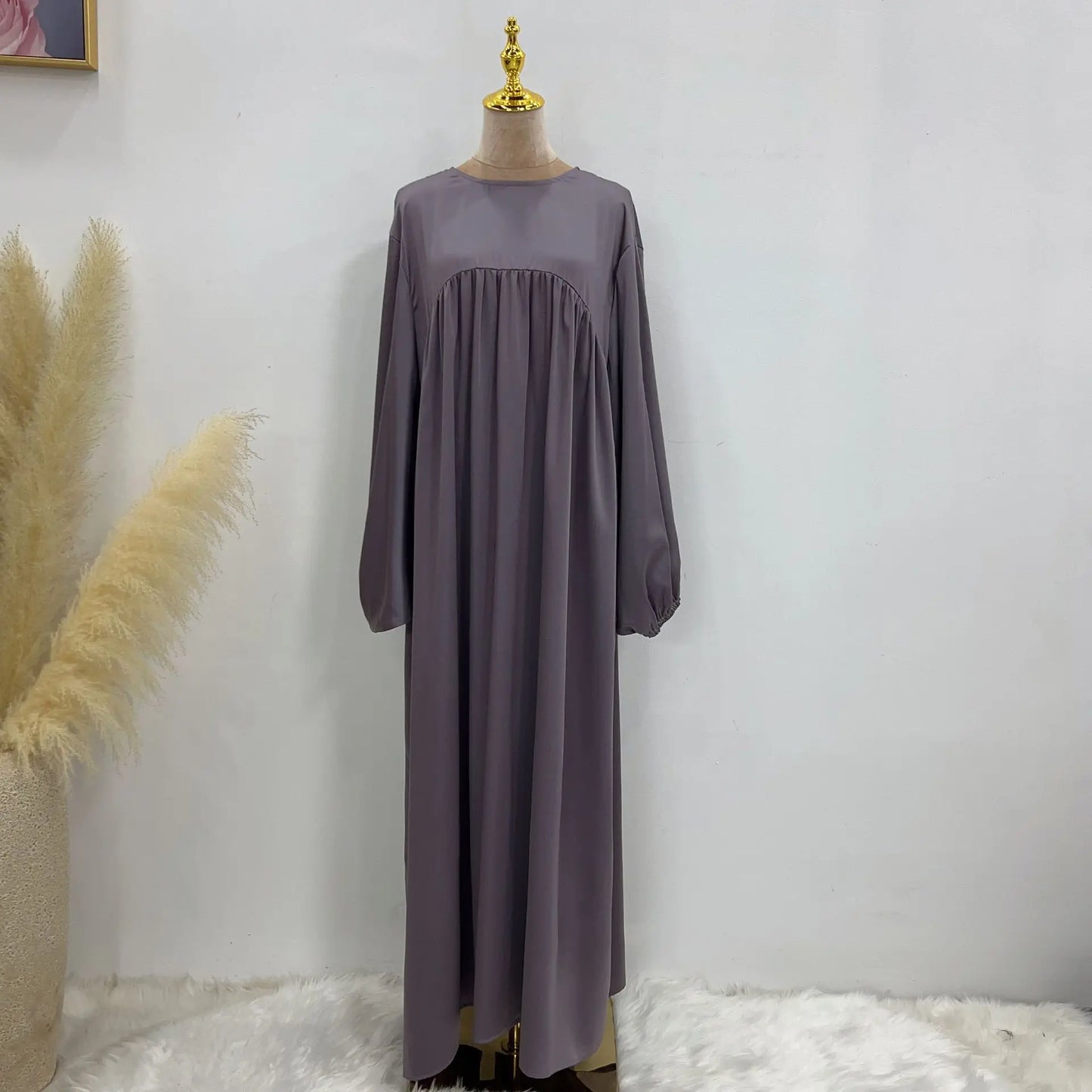 modest loose muslim dress abaya eid ramadan elegant with pocket for women, comfortable fit, stylish design, perfect for prayer and daily wear, various colors available