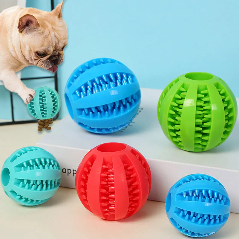 b0fgdgrw98 natural rubber pet dog toys dog chew toys tooth cleaning treat ball rubber ball pet cleaning teeth grinding leakage ball dog toy