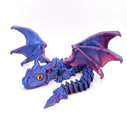 3D Dragon Rotatable Articulated Dragon Kid Gifts Realistic Statue Decor