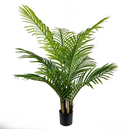 Artificial Palm Tree 90/120cm, Plastic 9-Leaf Tropical Plant for Indoor Floor, Garden, Exhibition Display, Home Bonsai Decoration, Realistic Scattered Tail Design
