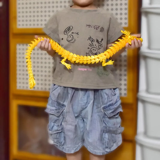 60CM 3D Printed Gem Dragon Fidget Toy Perfect Gift for Kids with ADHD