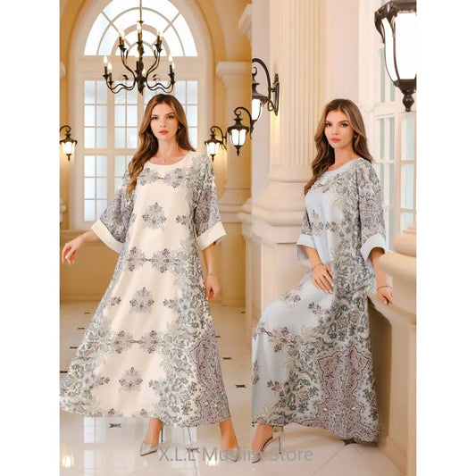 Turkey Party Evening Dresses Eid Ramadan Abaya Spring Summer 2024 Kaftan Robe for Women - Elegant Kaftan Dress for Festive Celebrations and Special Occasions