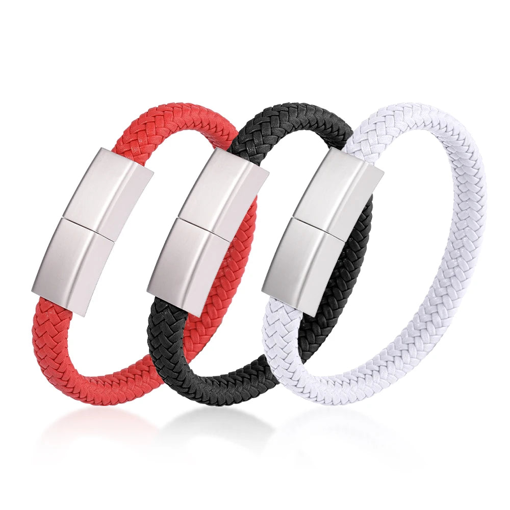 waterproof usb bracelet flash drive - 128gb to 4gb black/silver wristband memory stick for pc, laptop, car, tv - ideal for gifts and data storage