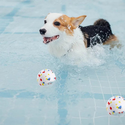 Durable Dog Chew Ball Toy, Lightweight Elastic ETPU, Bite Resistant for Fetch & Play, Ideal for All Dog Sizes, Indoor & Outdoor Use, Single or Double Set Option