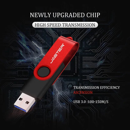 У - Тарелка USB 32GB Flash Drive 16GB Memory Stick Metal Jump Drive Swivel Pendrive Portable 64GB 128GB USB 3.0 Pen Drives for Fast Data Transfer