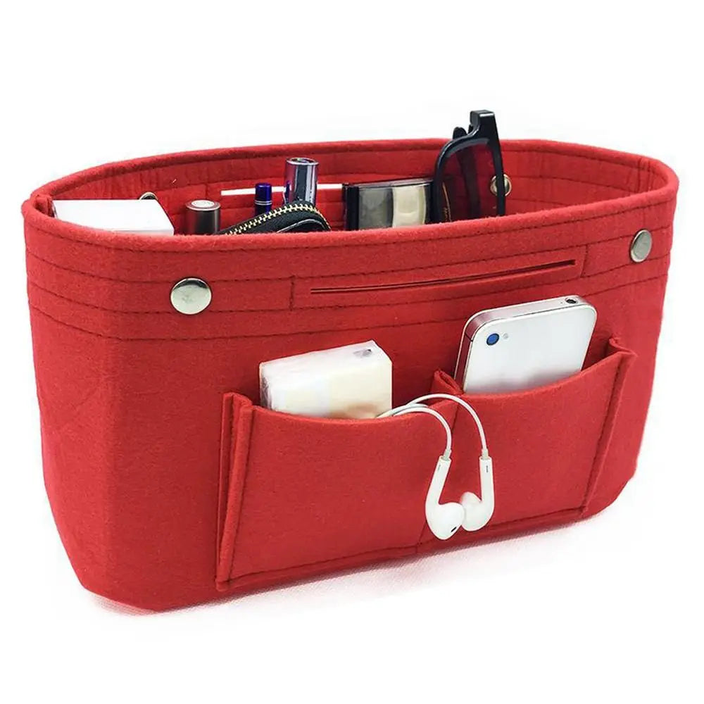 soft pouch organizer felt insert bag inner bag handbag insert bag purse linerfor longchamp le pliage backpack bag