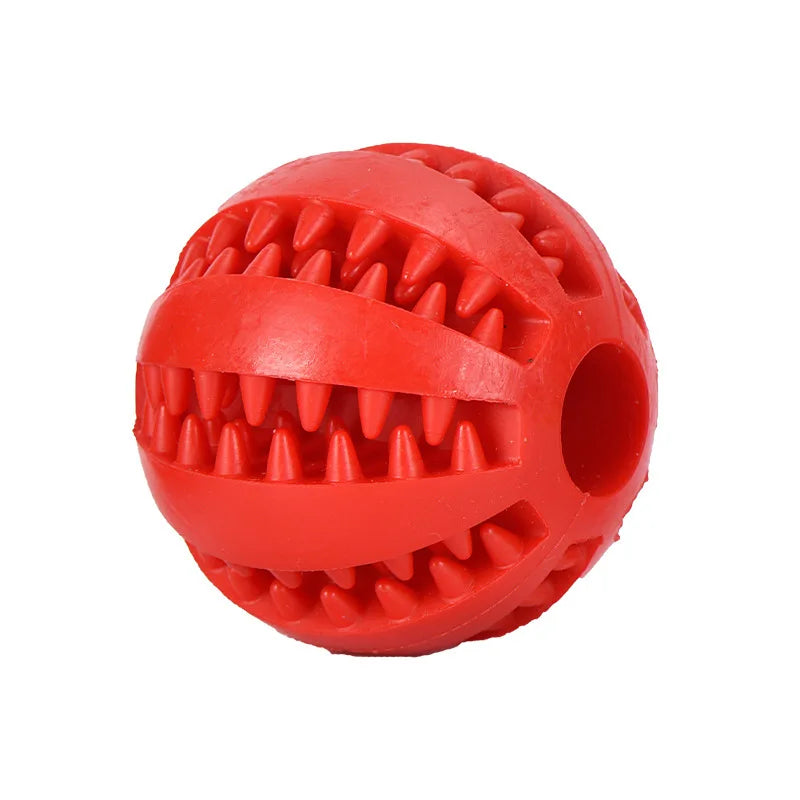 interactive rubber dog toy ball, safe & durable chew toy for puppies & large dogs, non-toxic, ideal for fetch, training, indoor outdoor play, boosts dental health & mental stimulation