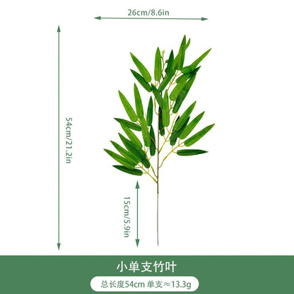 Artificial Eucalyptus Leaf Branch, Plastic Decorative Plant for Bridal Shower, Desktop or Outdoor Use, Cloth Texture, Perfect for Exhibitions and Home Decor