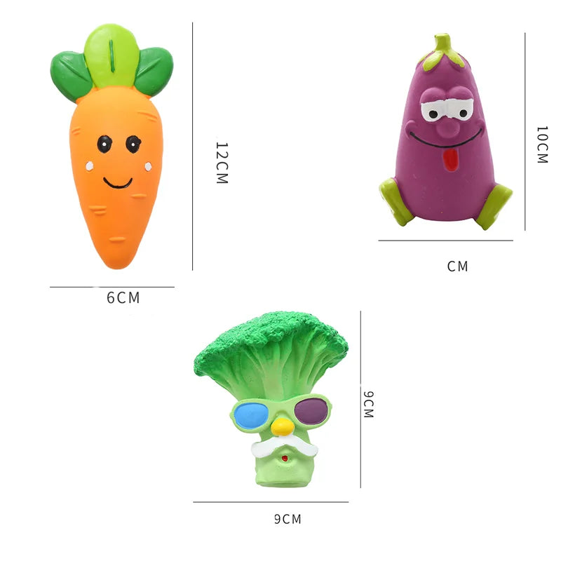 latex animal-shaped squeaky dog toy - durable, bite-resistant, fun pet play for small to large dogs, ideal for chewing and engaging playtime activities