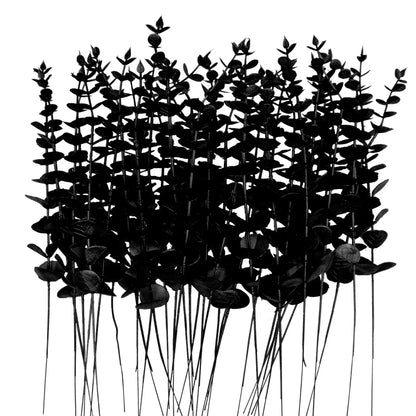 Artificial Eucalyptus Stems Gold Leaf 10/20PCS | Faux Flowers for Home Décor, Weddings, Parties | Indoor Floral Arrangements, Bouquets, Centrepieces, Gift-Ready Decoration