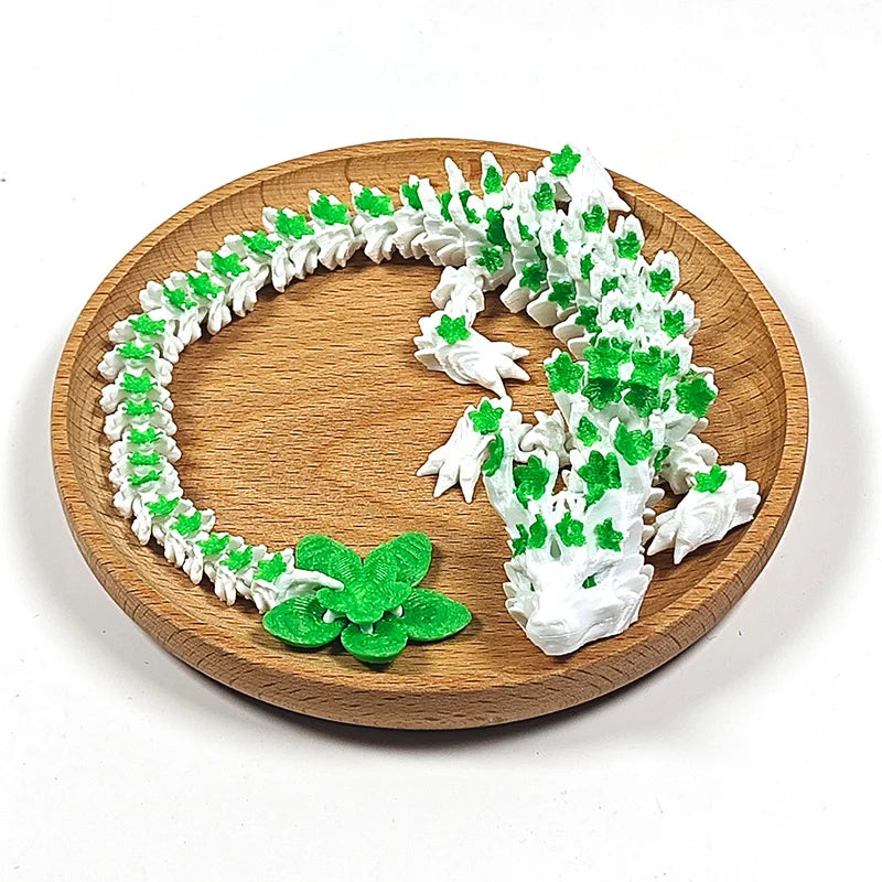 3d printed crystal dragon fidget toy cherry blossom decor birthday gift