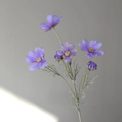 Artificial Gerbera Daisy Flower 60cm White Silk Stem for Home, Wedding, Table, Indoor Decor - Perfect for Anniversary, Baby Shower, Bridal Party, Birthday, Housewarming