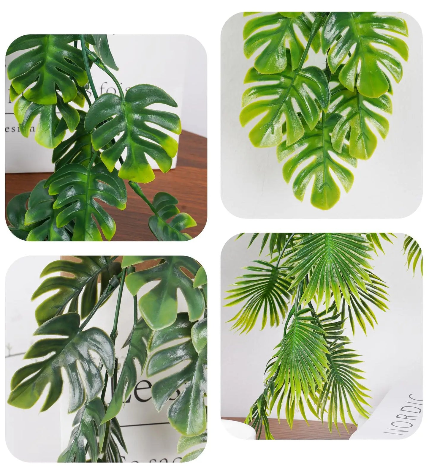 artificial 79cm hanging vine plant for home and garden decor, plastic persian fern and turtle leaf for wedding, party, balcony, and exhibition use