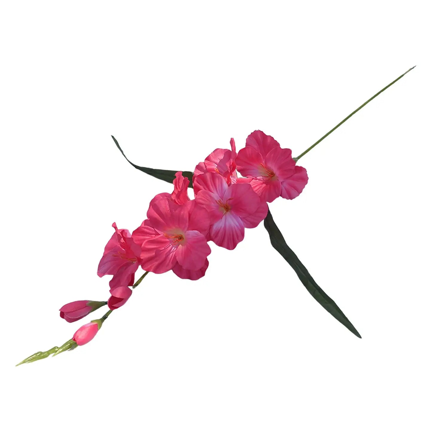 artificial gladiolus silk flower branches for wedding, party, office, valentine's, home decor, table centerpieces, anniversary, outdoor, vase filler, gift idea