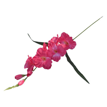 Artificial Gladiolus Silk Flower Branches for Wedding, Party, Office, Valentine's, Home Decor, Table Centerpieces, Anniversary, Outdoor, Vase Filler, Gift Idea