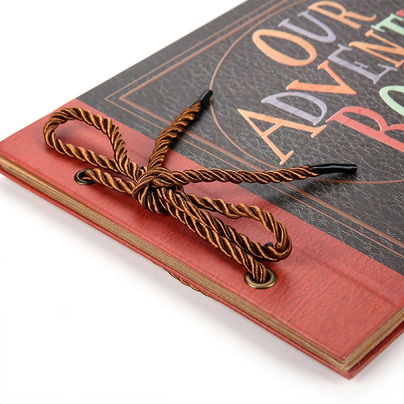 our adventure book photo album scrapbook – 40-page diy handmade “up”-inspired travel memory album for anniversaries, weddings, birthdays & more