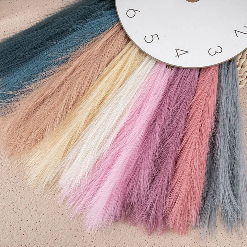 artificial pampas grass bouquet | 1/5/10/30 stems | boho wedding décor | home floral arrangement | indoor plastic faux flowers | party table decorations