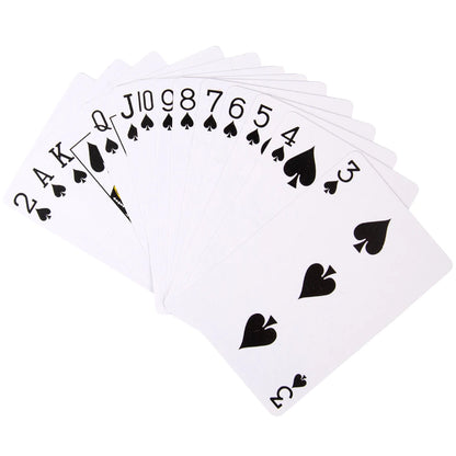 Boxed Red and Blue Bridge Playing Cards Table Game Bundle - 2 Decks Waterproof for Family Fun, Card Games, Poker, Rummy, Indoor and Outdoor Use