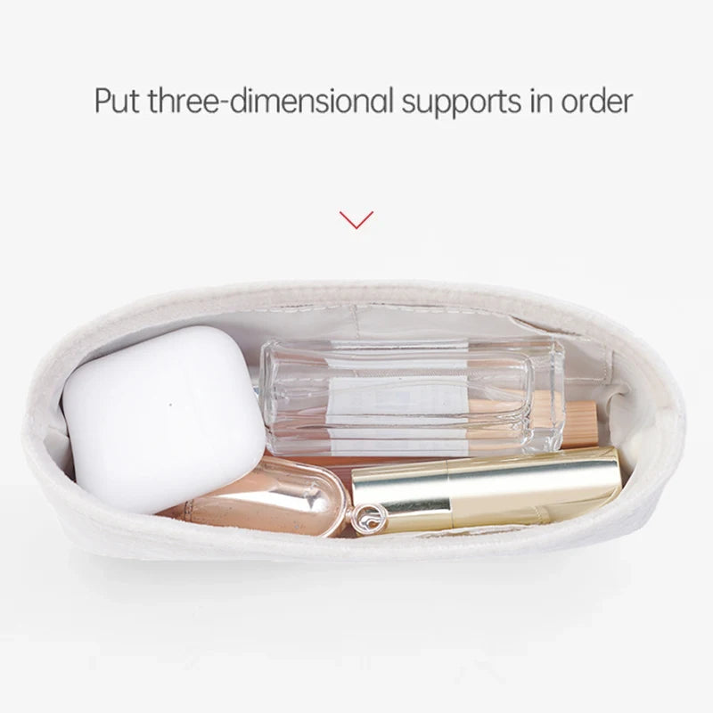 bag organizer for longchamp mini bag storage bag the liner bag felt flannel purse insert handbag liner bag