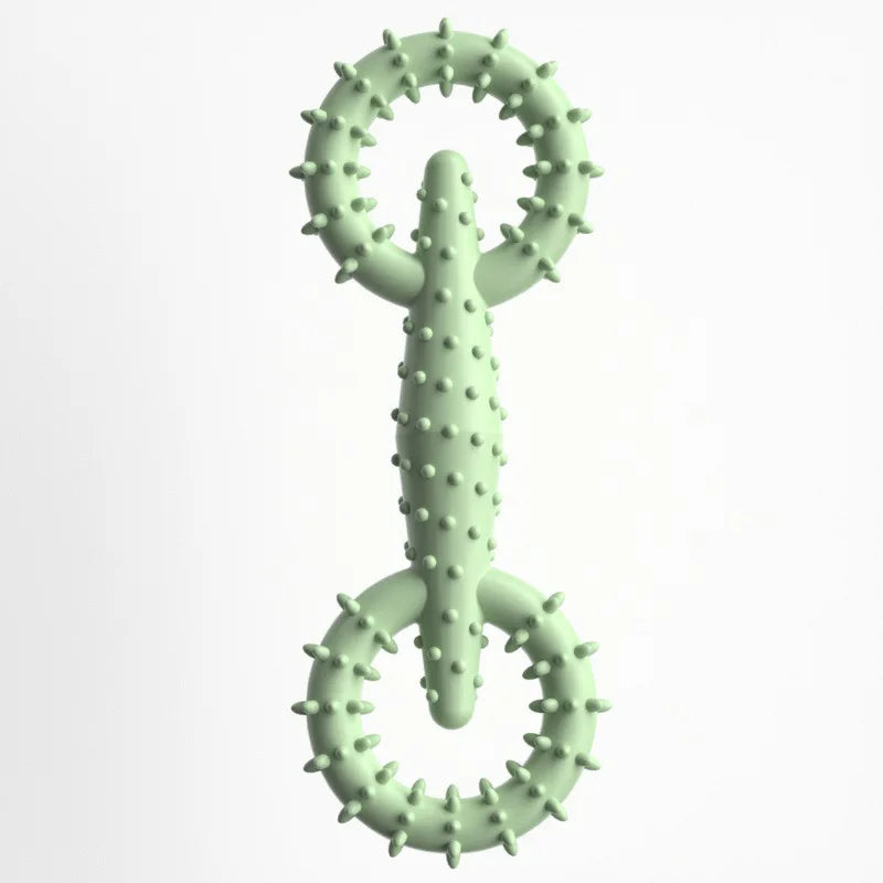 durable dog chew toy for small breeds, premium rubber, bite resistant, teeth cleaning aid, puppy teething, indoor outdoor play, enhances pet dental health