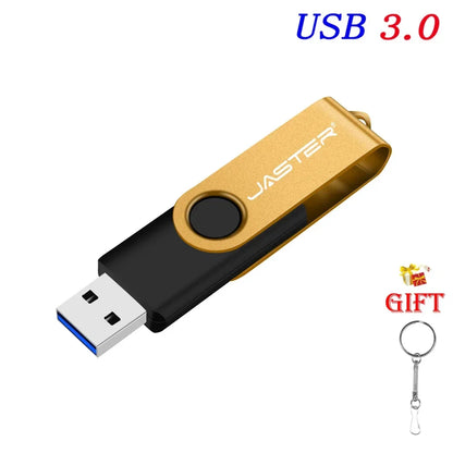 У - Тарелка USB 32GB Flash Drive 16GB Memory Stick Metal Jump Drive Swivel Pendrive Portable 64GB 128GB USB 3.0 Pen Drives for Fast Data Transfer