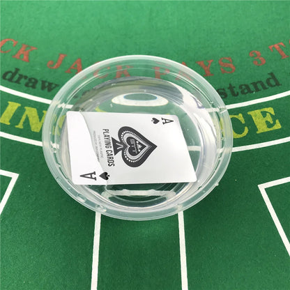 2PCS Lot Waterproof Plastic Playing Cards Texas Hold'em Poker 2.28x3.46 Inch - Durable PVC, Perfect for Game Nights and Tournaments, Easy to Clean, Ideal for All Players